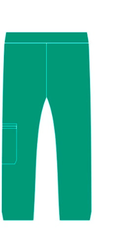 Medical 101 Uniform Essentials: Straight Leg Scrub Bottoms (Forest Green)